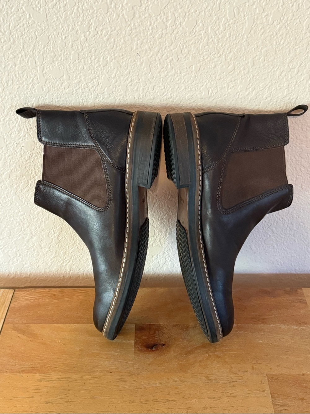 Men's Clark’s chelsea boots dark brown leather - Picture 5 of 11